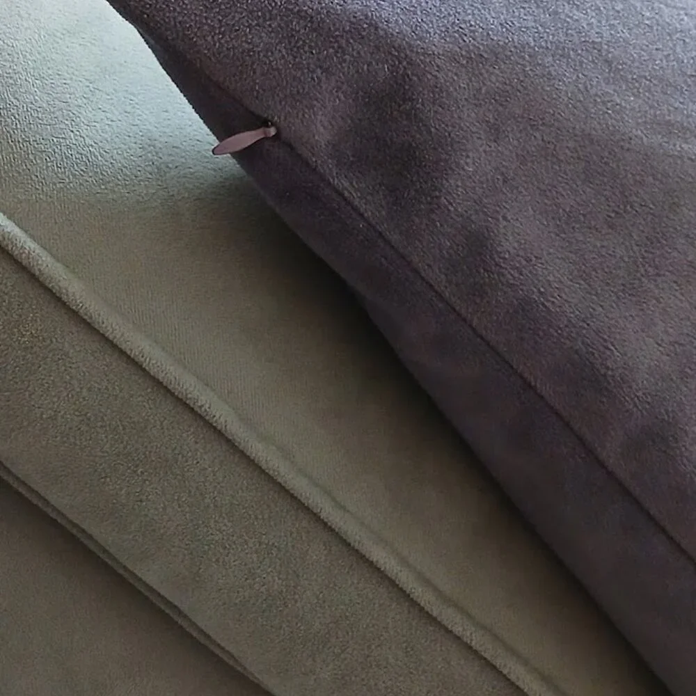 Muted Lavender Velvet Decorative Removable Cushion Cover